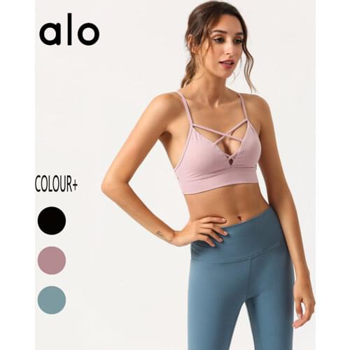 Yoga Underwear Sports Bra Sexy European American Push-up Vest Fitness Moderate Intensity Clothes Top /50