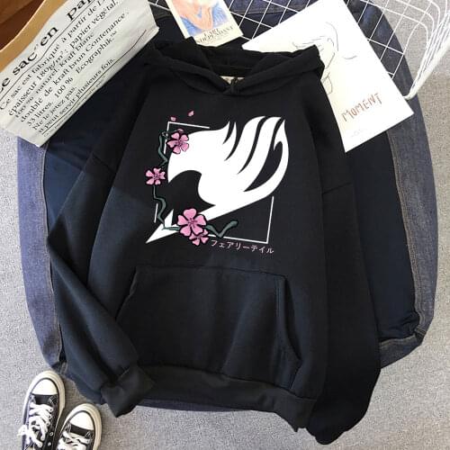 Men Women Fairy Tail Cosplay Anime print hoodie Loose casual top Hooded sweater coat Unisex Hooded Sweatshirt coat women Spring