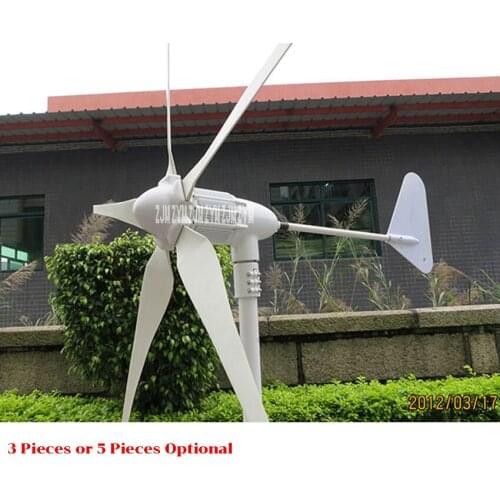 Z-500W Wind Generator 500W 12V/ 24V Wind Power Turbine 3 Blades or 5 Blades Small Wind Generator 740r/m High quality