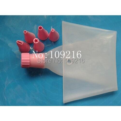 1set Decorative Cakes Pastry Bag Tool Green Good Quality 100% Food Grade Silicone Bag DIY Mold