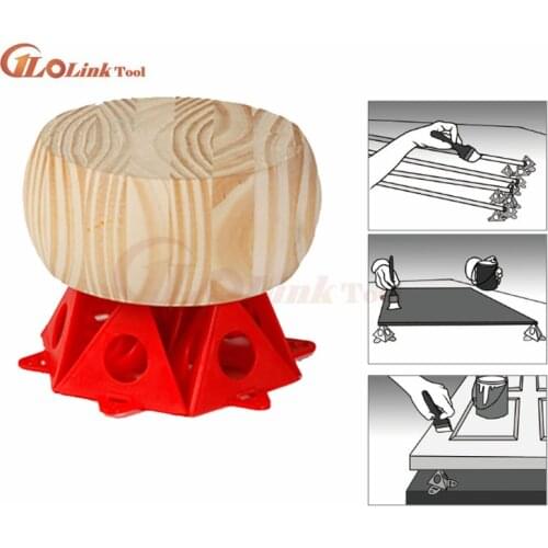 10pcs/Set Woodworking Accessories Wood work Tools Painters Pyramid Stands Paint Tool Triangle Paint Pads Feet Yellow