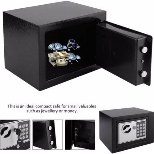 4.6L Professional Safety Box Home Digital Electronic Safe Box Home Office Jewelry Money Anti-Theft Security Box caja seguridad