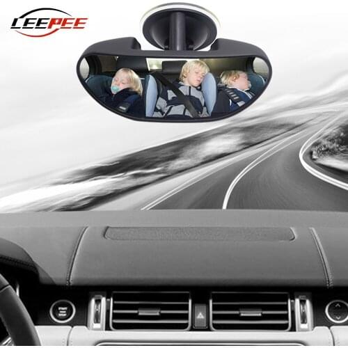 LEEPEE Car Rear View Mirror Baby Children Mirror Rotate Adjustable Suction Cup For Windscreen Auto Accessories Interior Mirrors