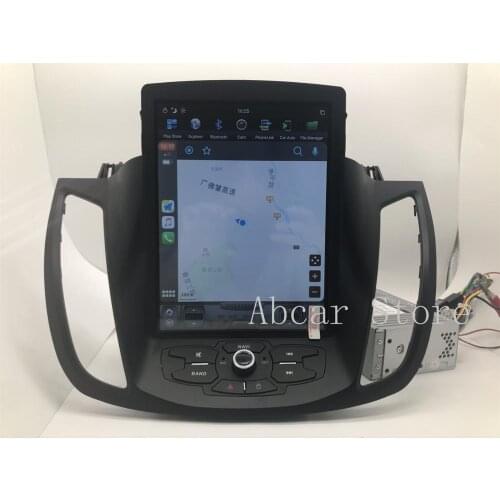 10.4'' Tesla style Android 9.0 Car dvd player GPS Navigation For FORD Kuga 2013-2020 head unit stereo px6 carplay radio IPS AUTO