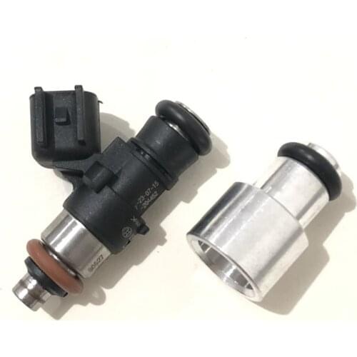 Free shipping 4pcs fuel injector extender adpator 14mm to 14mm for bosch short fuel injector to middle size with oring