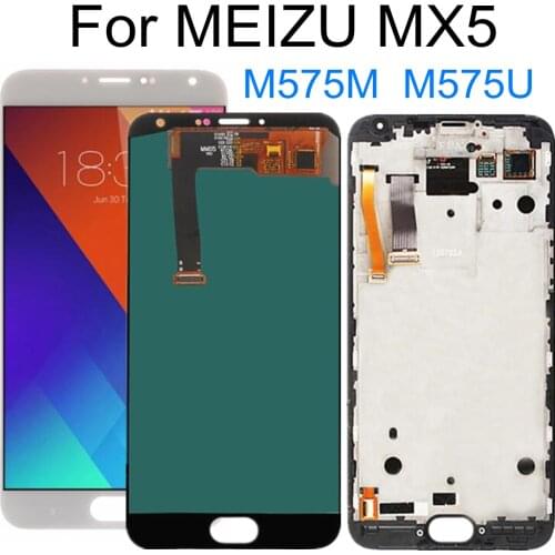 For MEIZU MX5 MX 5 LCD Display+touch Screen Digitizer Assembly Replacement Accessories For phone N575U M575H M575M LCD