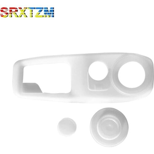 For Nissan Patrol Y62 2021 Gear Shift Panel Cover Soft Rubber Interior Dustproof Gear Box Accessories Auto Accessorie