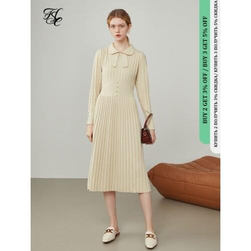 Модные вязаные платья FANSILANEN China At AliExpress