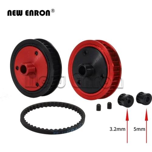 NEW ENRON 3.2 / 5.0 Belt Drive Transmission Gears System for 1/10 RC Car Crawler Axial SCX10 & SCX10 II 90046 Upgrade DIY Parts