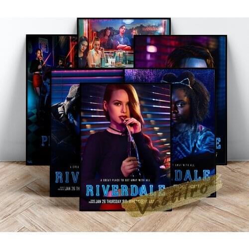Riverdale Tv Series Poster, Riverdale Teleplay Wall Stickers, Teleplay Character Portrait Wall Picture, Movie Star Role Mural