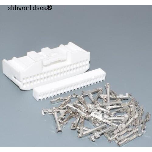 Shhworldsea 40pin for Toyota Corolla dashboard plug auto wiring harness connector 1674312-1