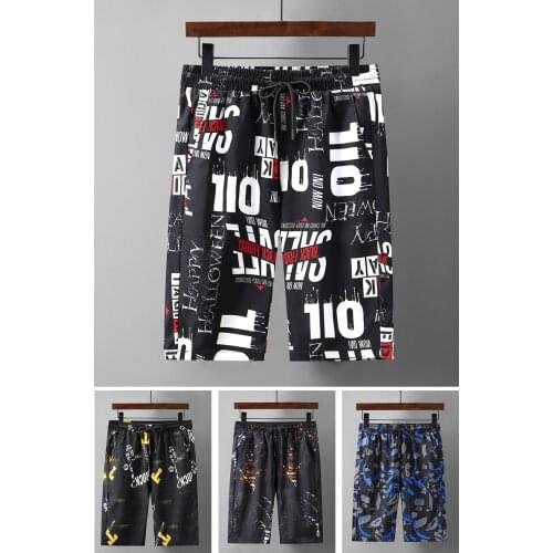 Plus Size 12XL-2XL artoons Comics Shark Print Running Bermuda Shorts Pattern Beach Shorts Men Beach Wear Sports Shorts MenBoard