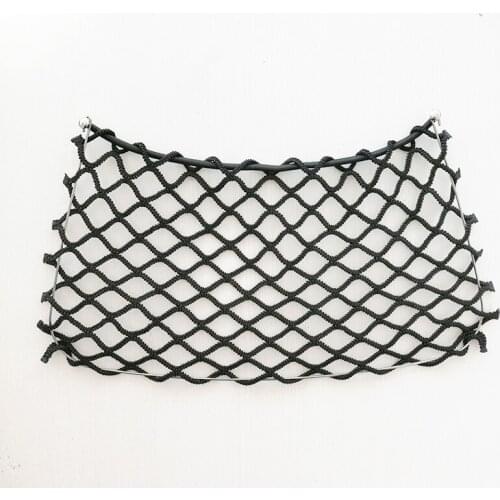 Car Back Rear Trunk Storage Bag Mesh Auto Organizer Elastic String Net Pocket Bag For Smart 451 Smart Fortwo 2009-2014