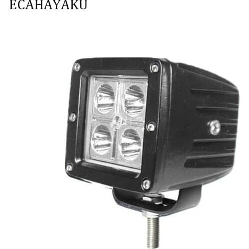 3inch Cube Led Work Light 12W 6000K for 4x4 Offroad Driving Pods Rear Backup Bumper Lamp Trucks Pickup Tractor 4WD SUV 12V 24V