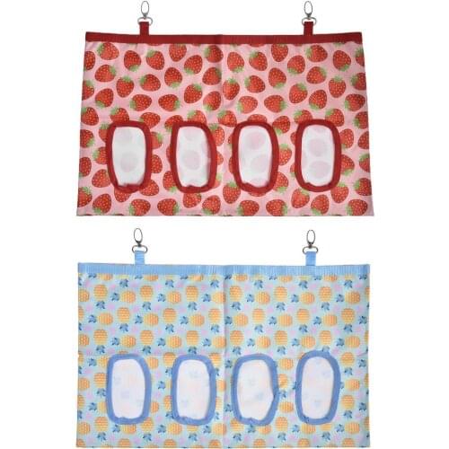 Water Proof Rabbit Feeding Hay Bag Oxford Cloth Guinea Pig Pet Hay Storage Feeder Pouch Rabbit Feeding Bag With 4 Holes