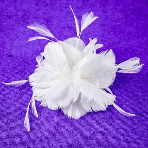 Clip Headdress Accessory /Headpiece with Feather 1 Piece Party /Evening /Business /Ceremony /Wedding /Special Occasion Headpiece