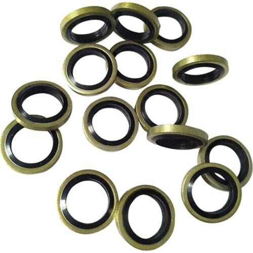 1Set/50 Pcs M10 Standard Motorcycle Braided Clutch Brake Hose / Brake Caliper Banjo Bolt Oil Drain Screw Sealing Washer