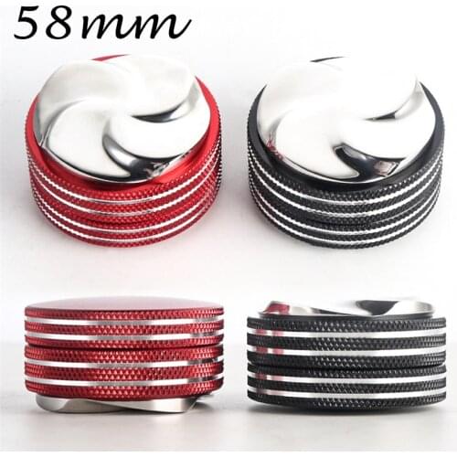 58mm Stainless steel Coffee Tamper Four oars Coffee Powder Hammer Coffee Espresso Adjustable Distribution Barista Accessories