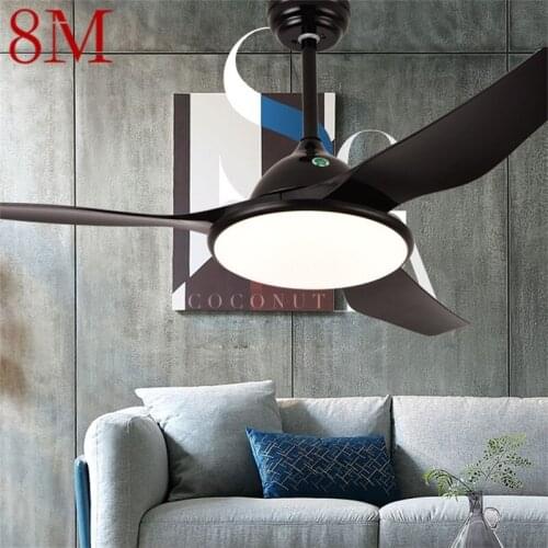8M Ceiling Fans Light Kit With Remote Control 3 Colors Modern LED Lamp for Rooms Dining Room Bedroom Living room Restaurant