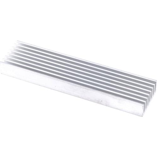 100*25*10mm Aluminum High Power Heatsink Electronics Radiator