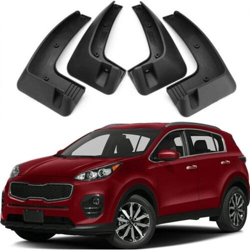 Car Decoration Fit For KIA Sportage 2017-2020 Car F&R Mud flaps Mudguard Fender Cover 4Pcs/set