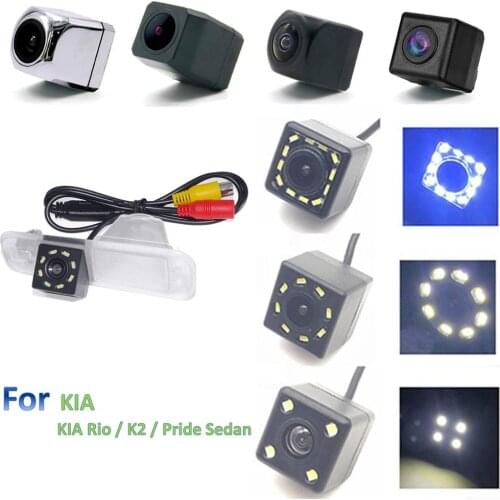 Car 4.3 inch TFT in-Mirror Monitor and LED Adjustable Angle Rear View Camera for KIA Rio K2 UB Pride Sedan