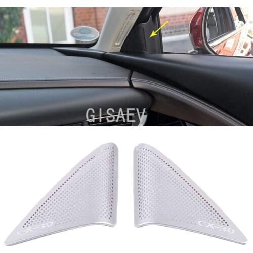 For 2020-2021 Mazda CX-30 car audio speaker cover trim door speaker cover trim car accessories
