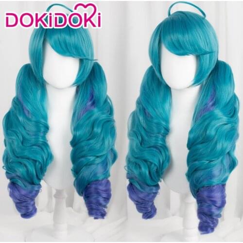 DokiDoki Game Cosplay Wig LOL League of Legends Gwen Cosplay Wig Women Hair Heat Resistant Gwen Wig