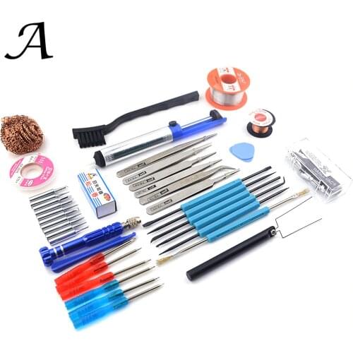 Welding auxiliary Solder wire/tip/braid solder/tweezers/screwdriver For 936 8586 858D 8588D soldering iron or soldering station