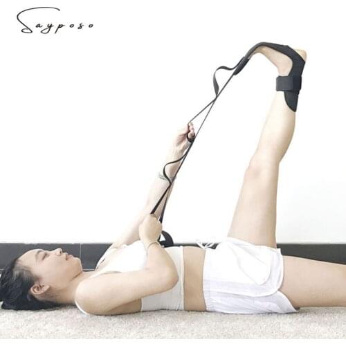 Stretch Belt Yoga Flexibility Stretching Leg Stretcher Strap for Ballet Cheer Dance Gymnastics Training Gym Equipment for Home