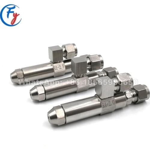 Stainless steel siphon burner, air atomizer oil spray nozzle, two-fluid nozzle, diesel heavy oil waste oil fuel burner nozzle