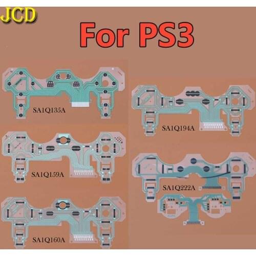 JCD 5PCS For PS3 Controller Dualshock 3 SA1Q135A 159A 160A 194A 222A Vibration Conductive Film Controller Ribbon Circuit Board
