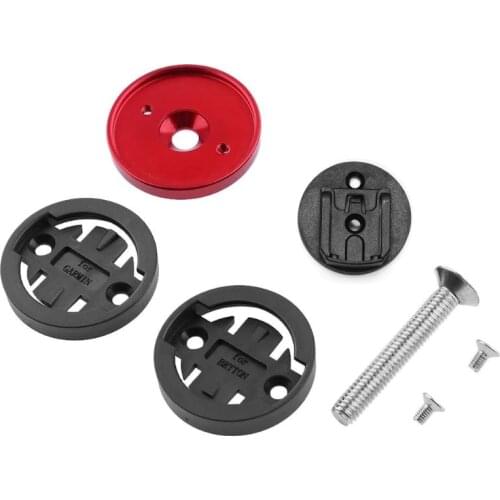 Bike Computer Mount Stem Top Cap Stopwatch Mount Bracket for Garmin Edge 200 520 820 1000 Bryton R530/R330/R310/R100 Cateye