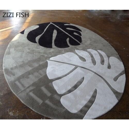 Round carpet Computer upholstery alfombras Modern Handmade carpets Living room Bedroom Fashion creative Coffee table sofa tapete