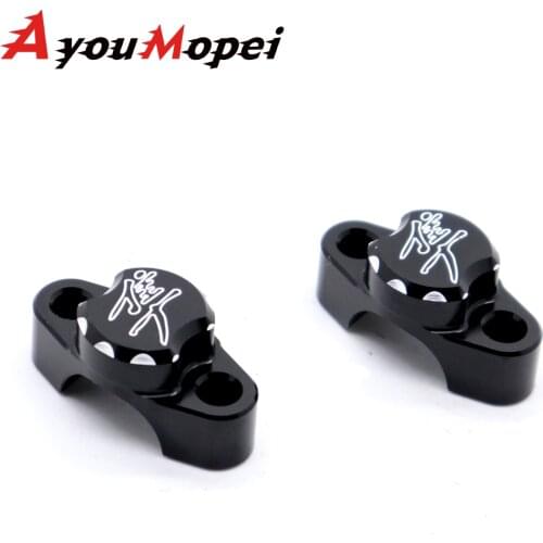 Brake Clutch Master Cylinder Clamp Cover For SUZUKI GSX1300R HAYABUSA 1999-2020 Motorcycle Accessories Logo Ball Cut Edges
