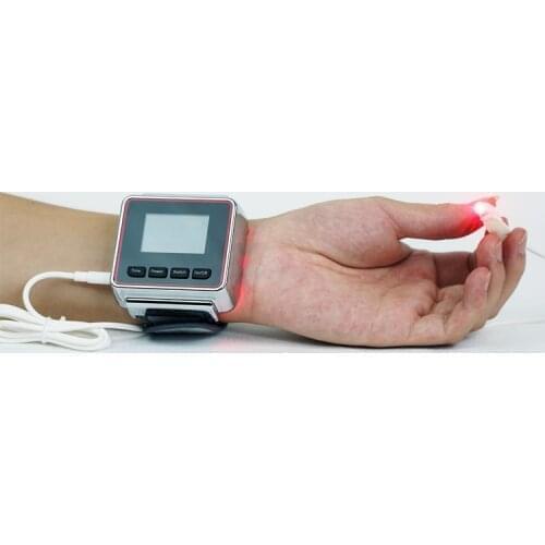 LLLT Cold Laser Watch Medical Device Light Therapy Pain Relief High Blood Pressure Clean Blood Control High Blood Fat Diabetes