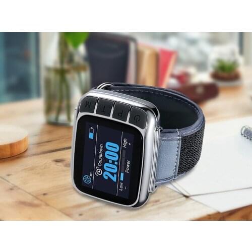 LLLT Handy Cure laser therapy watch 650nm 808nm 24 laser diodes Pain Relief Nasal Rhinitis Control Blood Glucose Blood Pressure