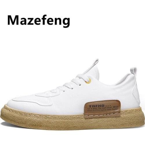 Mazefeng Spring Autumn New Wild England Mens Casual Shoes Mens Youth Waterproof Driving Soft Bottom Slip-On Mens Shoes Loafers