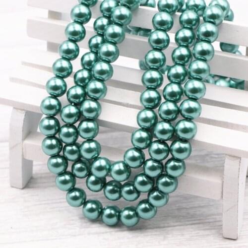 New Imitation Pearl Loose Beads Various Sizes for Jewelry Marking Spacer Glass Pearls Shell DIY Bracelet Necklace Accessories B7