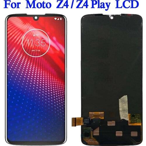 New Screen Tested For Motorola Moto Z4 LCD Display Touch Screen Digitizer Assembly Replacement Screen For Moto Z4 Play Display