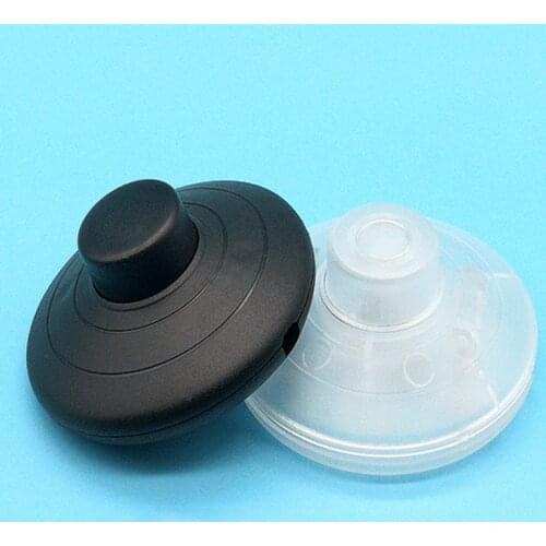 Foot Switch Landing On/Off Halfway Round Reset Button Pedal Switch for LED Lamp D1