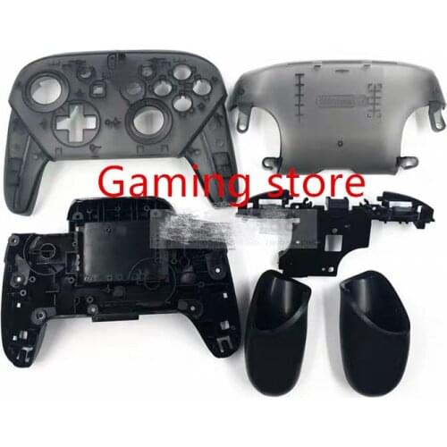 OEM NS SWITCH PRO game pad controller handle DIY plastic housing shell case replacement with stand
