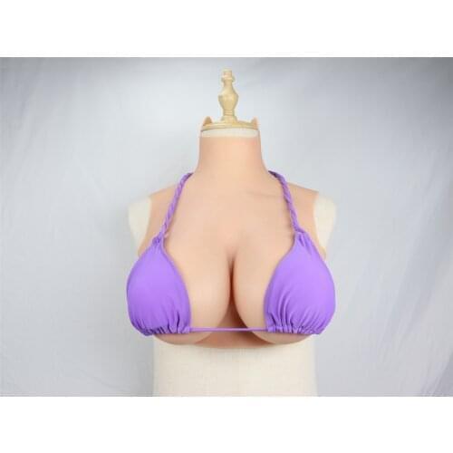 Huge Crossdresser Fake Boobs G Cup Silicone Breast Forms Fake Breast Plate Tits For Shemale Drag Queen Cosplay Transgender