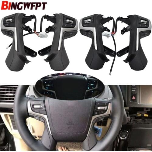 Power Steering Wheel CONTROL Switch Multifunction Steering pad Switch Assy For TOYOTA LAND CRUISER 200 FJ200 LC200 2016-2018