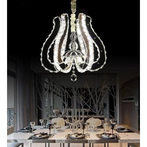 Christmas LED 90W K9 Crystal Chandelier Lihting Transparent K9 Crystal 110-240v