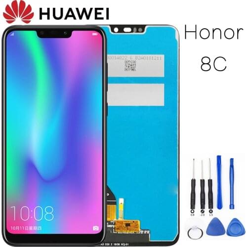Frame+Original 6.26'' LCD For Huawei Honor 8C LCD Display Touch Screen Digitizer Assembly For Honor Paly 8C BKK-AL10 BKK-L21 LCD