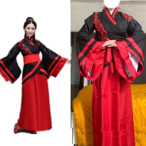 Chinese Traditional Clothing for Women Hanfu Dress Folk Dance Stage Performance Fairy Dresses Ancient Costume Festival Outfit