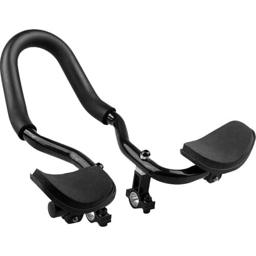 Aluminium Alloy Bicycle MTB Alloy Triathlon Aero Rest Handle Bar Handlebar Clip On Tri Bars Bicycle Component Parts Accessories