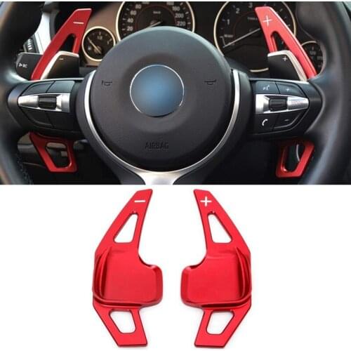 For BMW Paddle Shifter Extensions CNC Billet Aluminum Steering Wheels Shift Paddle for BMW 2 3 4 X1 X2 X3 X4 X5 X6 Series,F30 F3