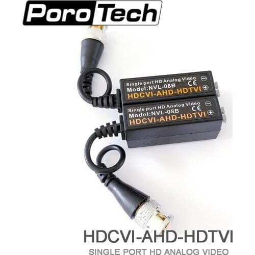 08B Single port HD Analog Video Passive UTP Balun / compatible HD CVI AHD TVI for CCTV camera Safety monitoring accessories